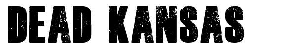 Dead Kansas font preview